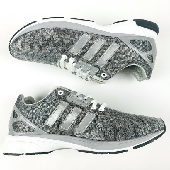 ADIDAS ZX FLUX TECH M21305 Originals Running Training Sneakers Silver Supcol 6.5 main image 8